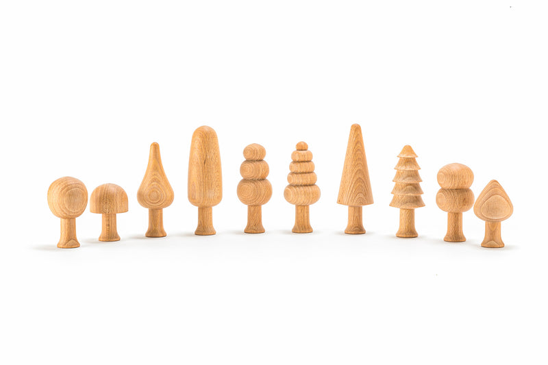 Ocamora Houten Bomen Naturel | Bouwspeelgoed | Intoplay