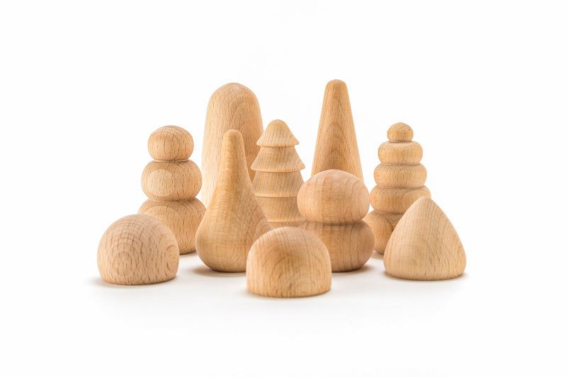 Ocamora Bonsais Hout Naturel | Bouwspeelgoed | Intoplay