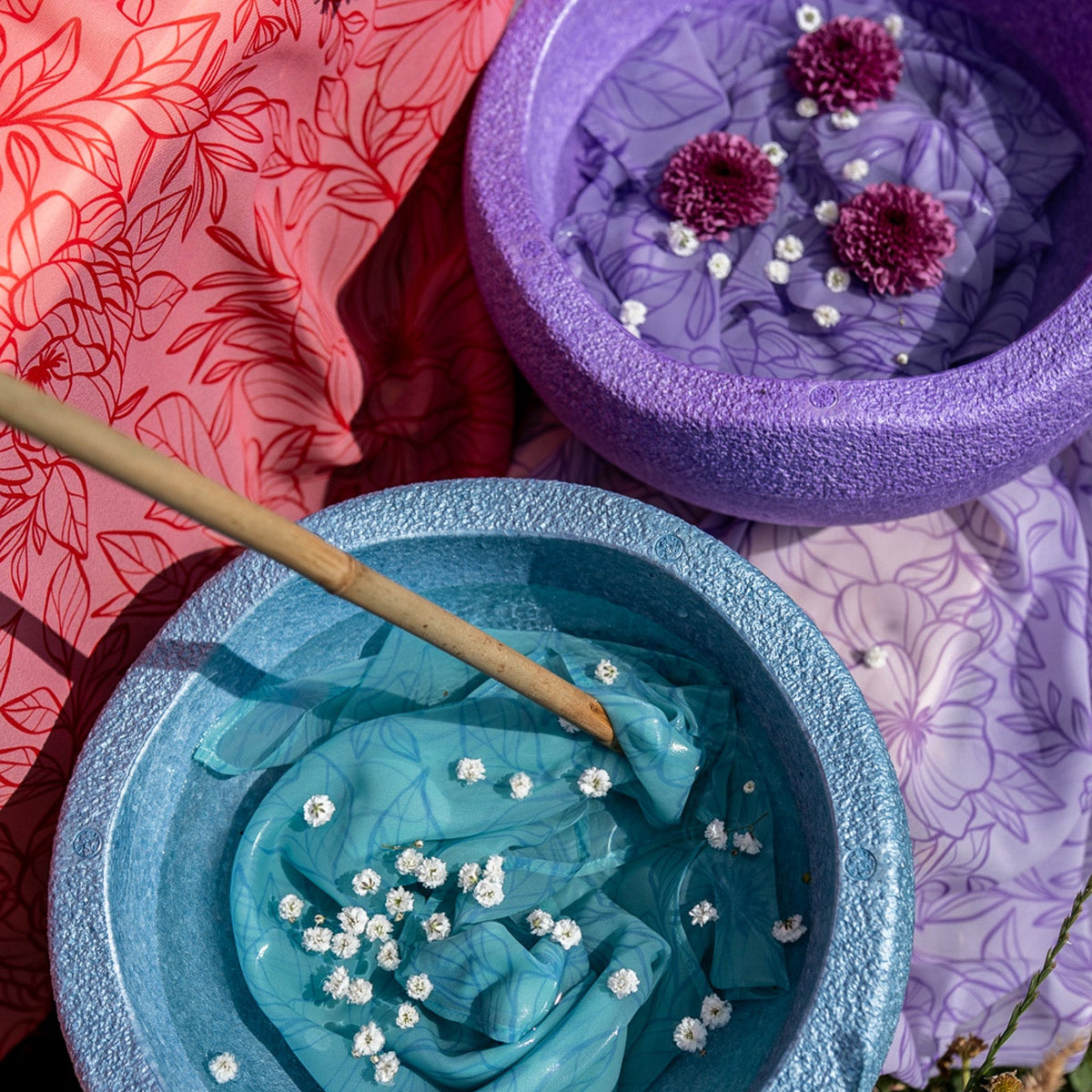 Little Botanic Label Playcycle Speeldoek Botanicals - Mintgroen