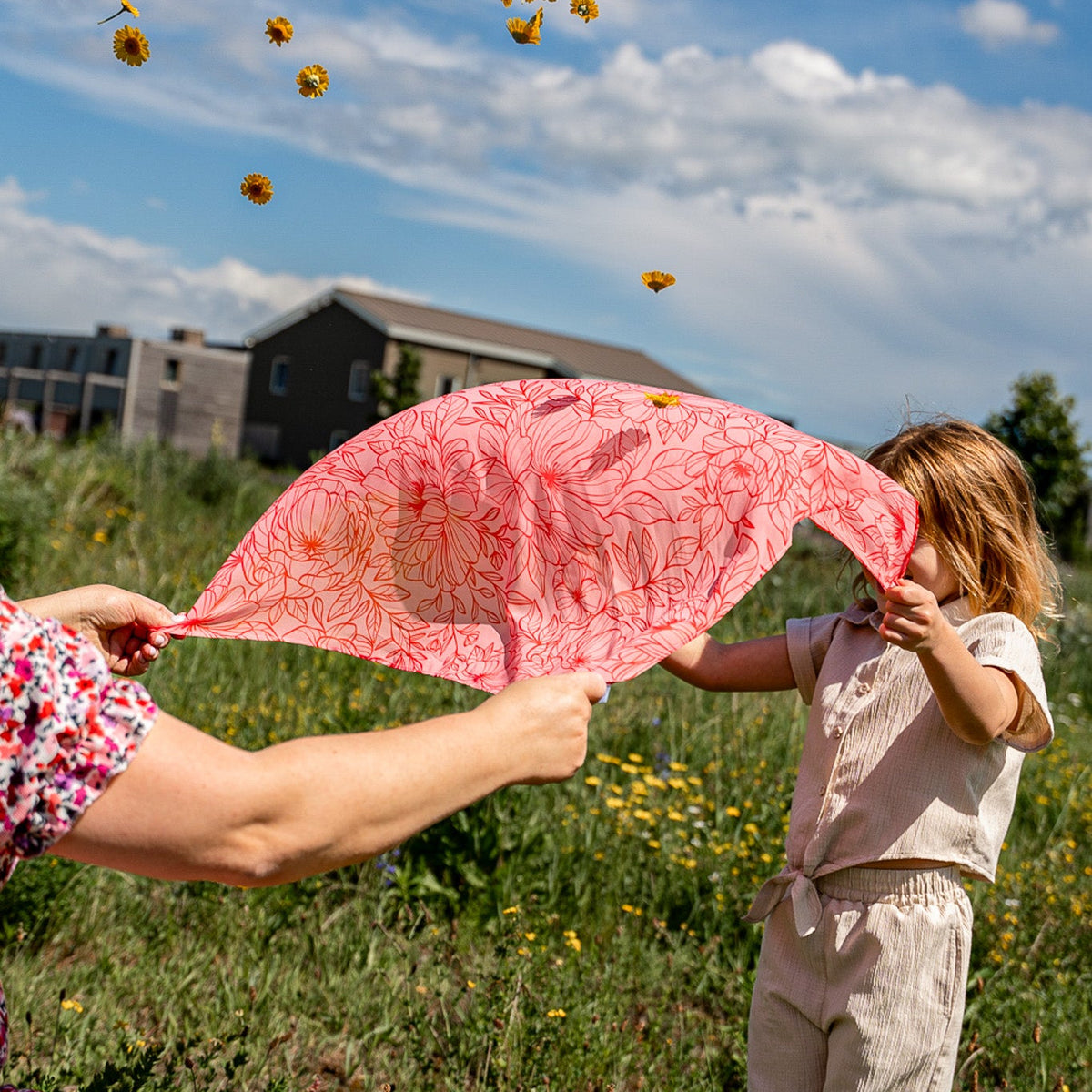 Little Botanic Label Playcycle Speeldoek Botanicals Lichtrood – foto 7
