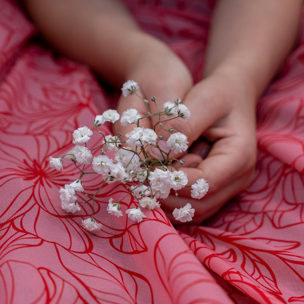 Little Botanic Label Playcycle Speeldoek Botanicals Lichtrood – foto 10
