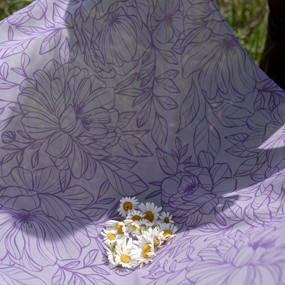 Little Botanic Label Playcycle Speeldoek Botanicals Lila – foto 10