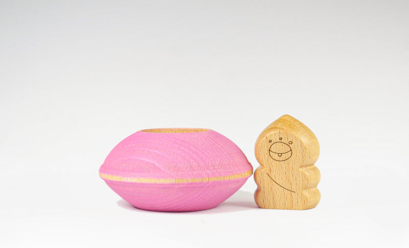 Ocamora Houten UFO Roze | Bouwspeelgoed | Intoplay