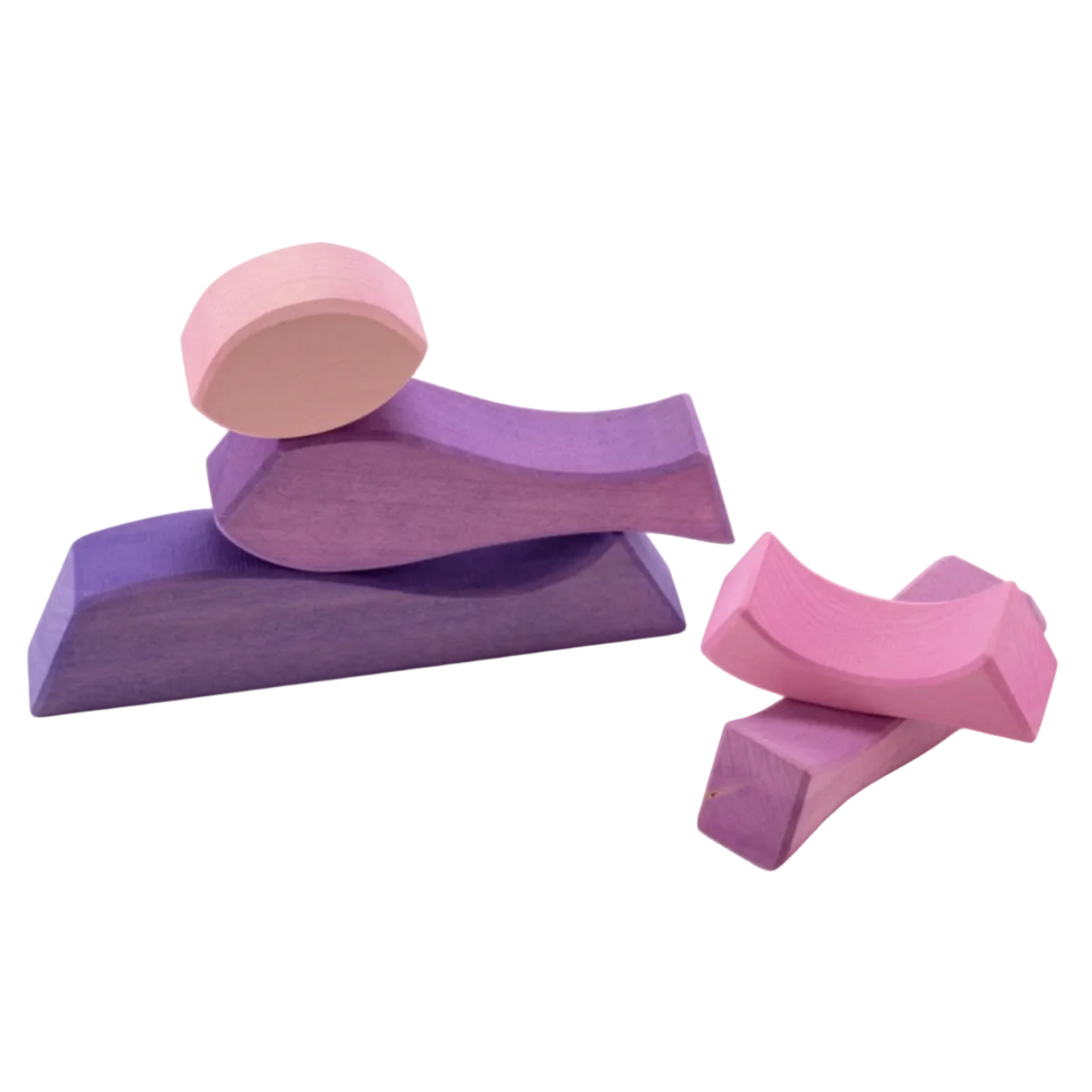 Vrij bouwen met de losse delen van Ocamora Bergen Violet