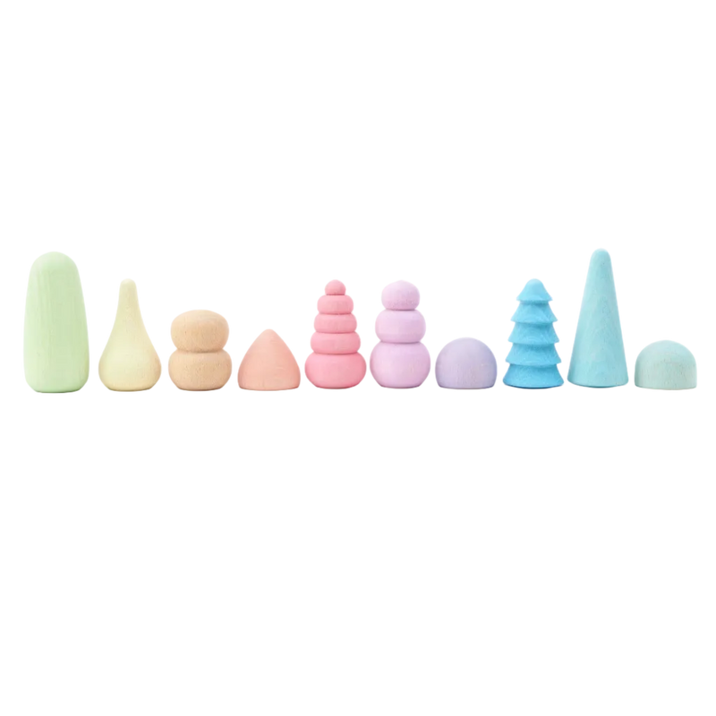 Ocamora Bonsais Hout Pastel | Bouwspeelgoed | Intoplay