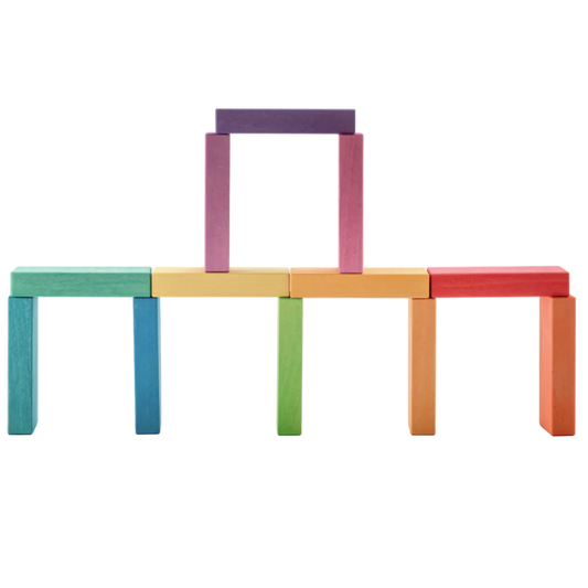 Brug gebouwd met Ocamora Kleine Houten Planken Classic
