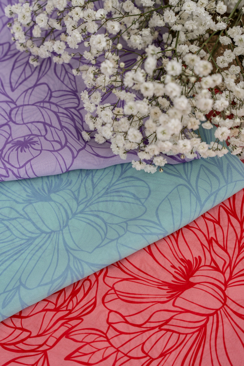 Little Botanic Label Playcycle Speeldoek Botanicals Lila