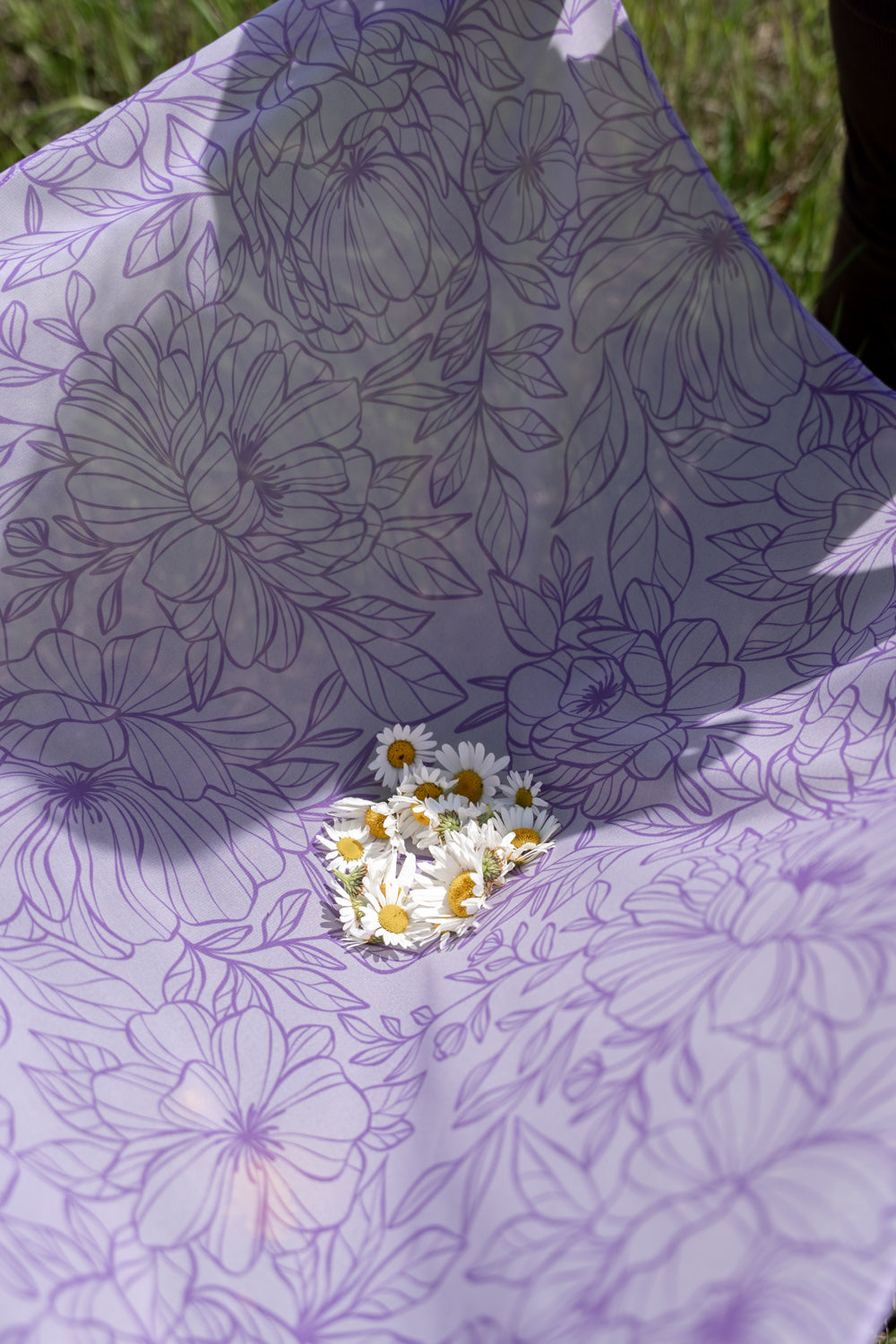Little Botanic Label Playcycle Speeldoek Botanicals Lila