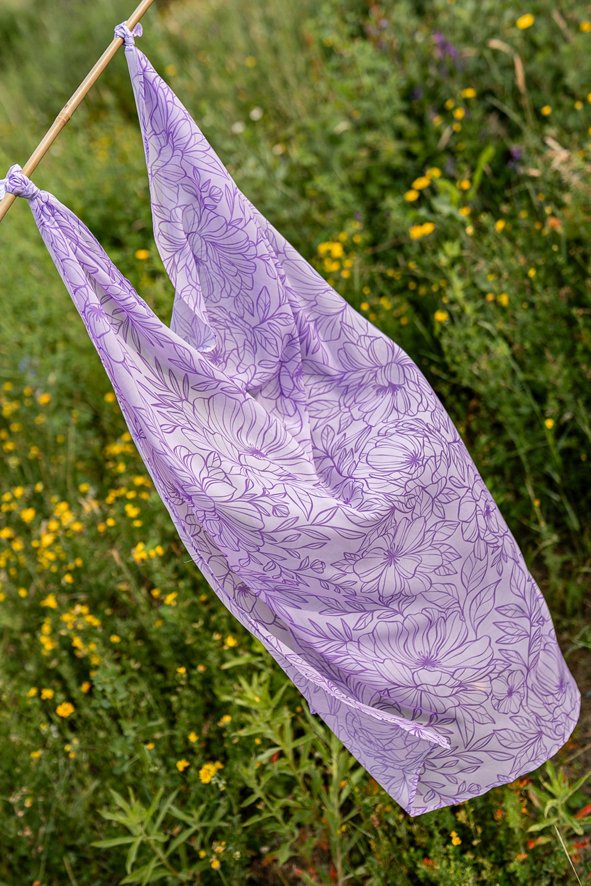 Little Botanic Label Playcycle Speeldoek Botanicals Lila