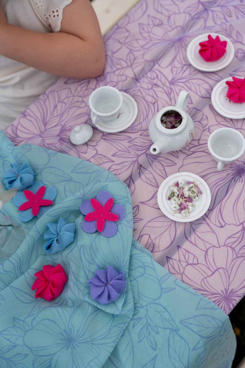 Little Botanic Label Playcycle Speeldoek Botanicals Lila