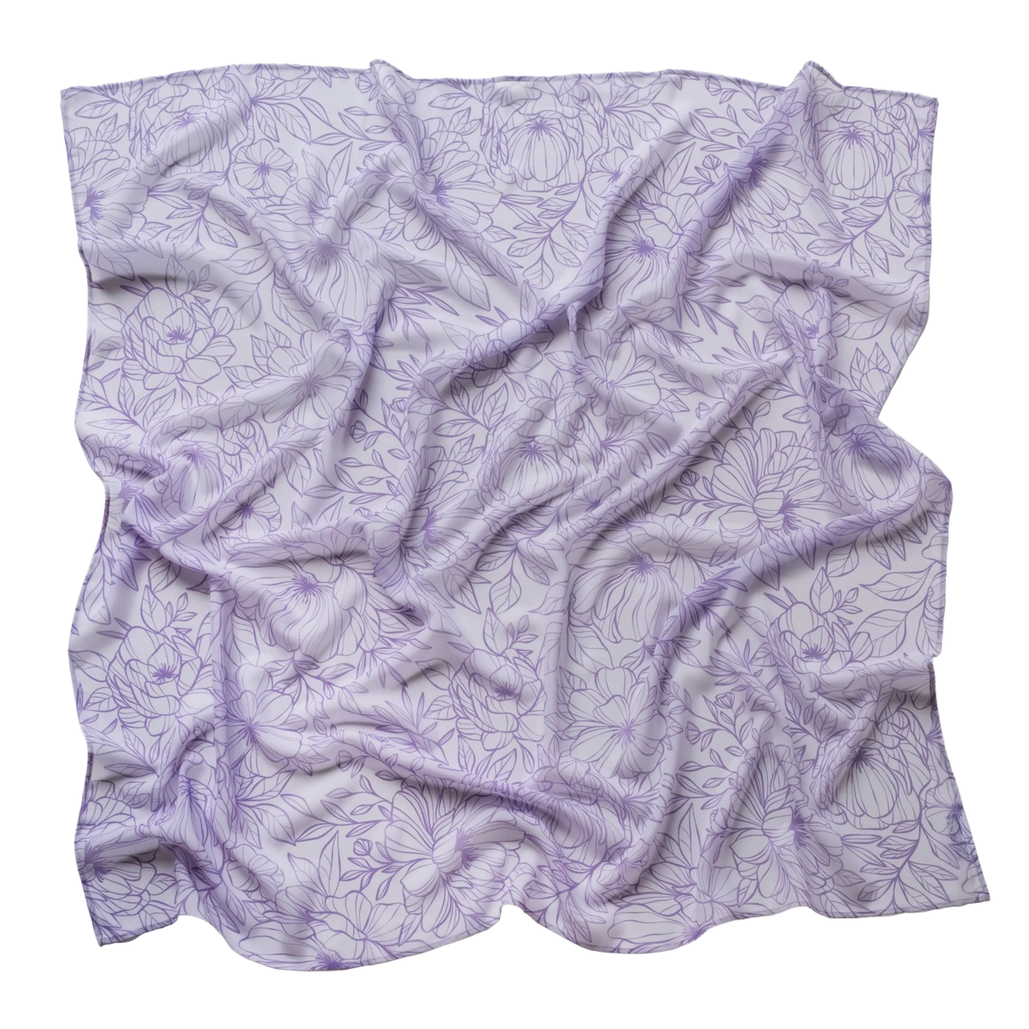Little Botanic Label Playcycle Speeldoek Groot 95cm Botanicals Lila | Sensorisch Speelgoed | Intoplay