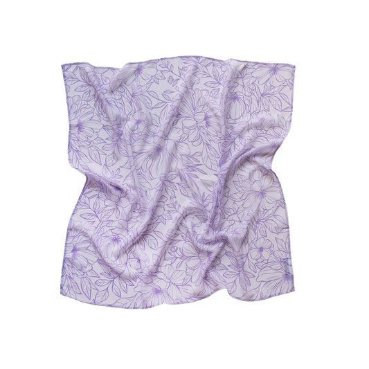 Little Botanic Label Playcycle Speeldoek Medium 65cm Botanicals Lila | Sensorisch Speelgoed | Intoplay