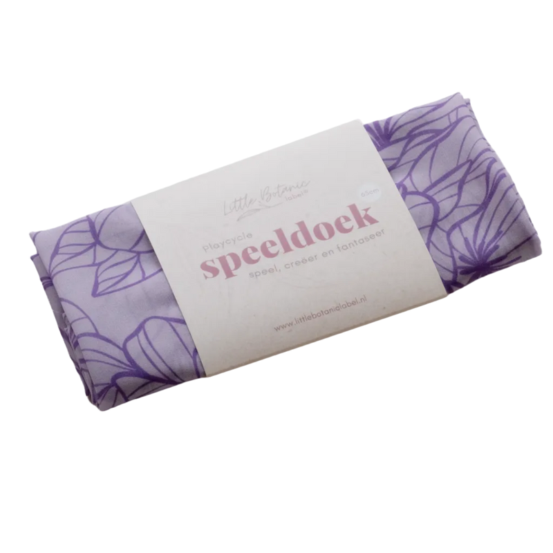 Little Botanic Label Playcycle Speeldoek Botanicals Lila