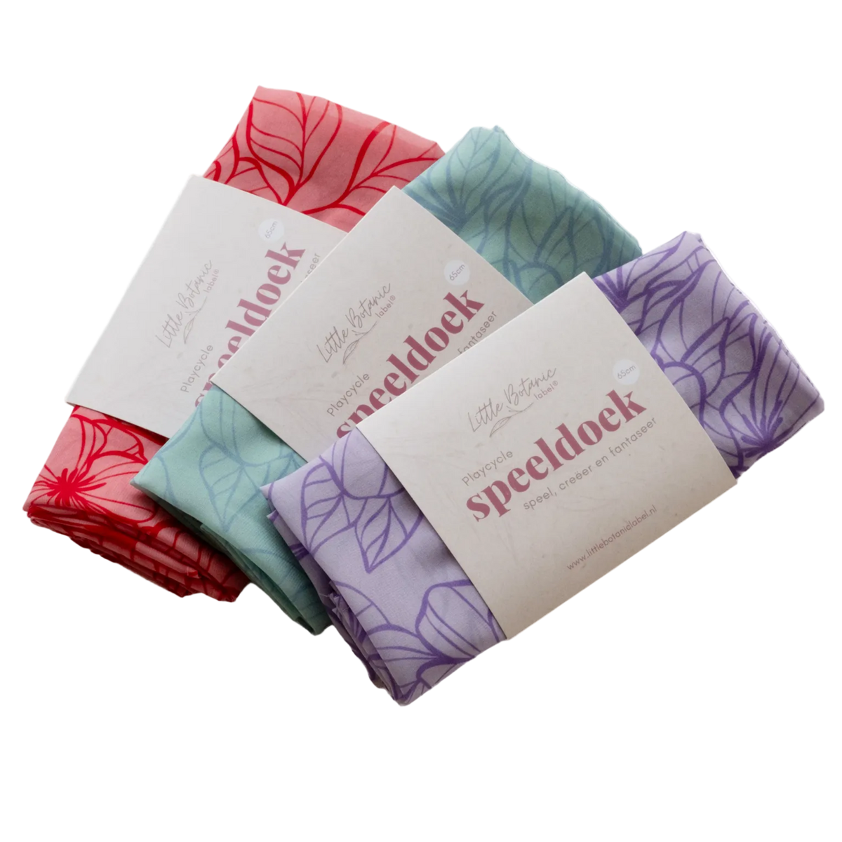 Little Botanic Label Playcycle Speeldoek Botanicals Lila