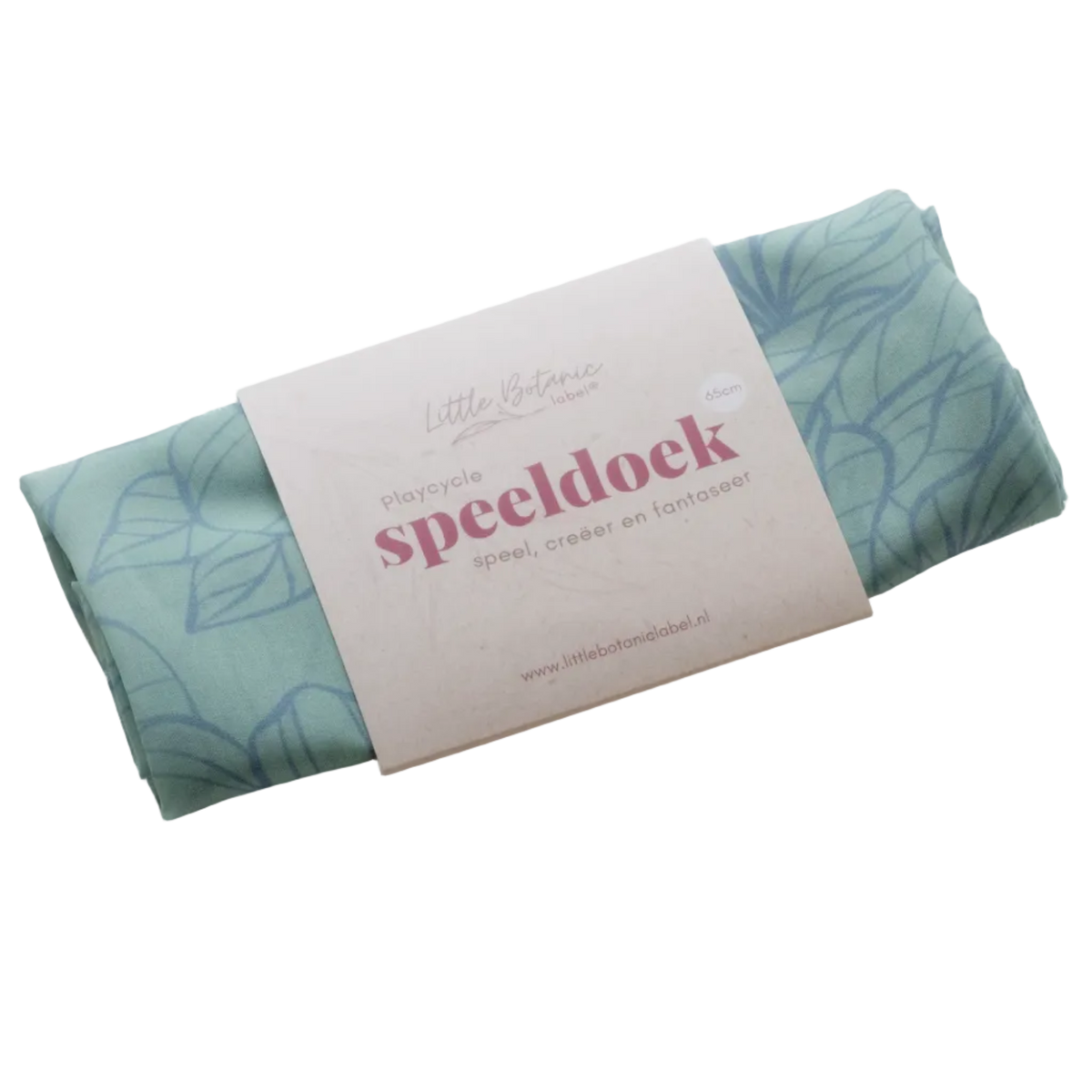 Little Botanic Label Playcycle Speeldoek - Botanicals Mintgroen