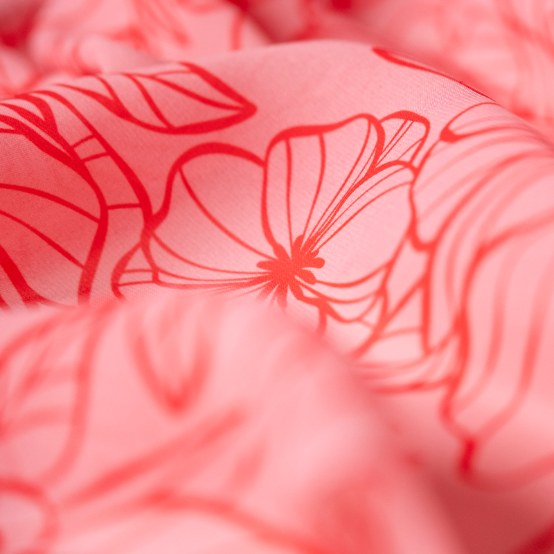 Little Botanic Label Playcycle Speeldoek Botanicals Lichtrood