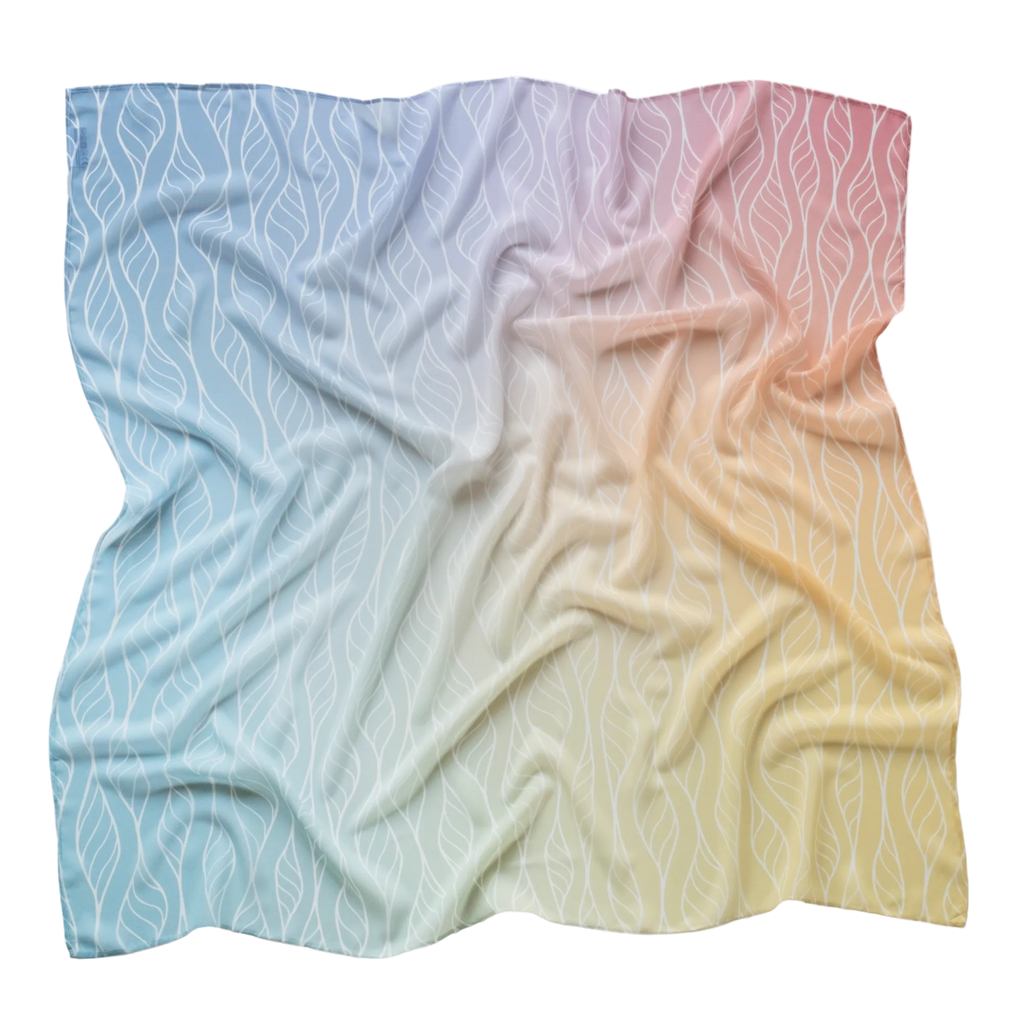 Little Botanic Label Playcycle Speeldoek Groot 95cm Ombre Pastel | Sensorisch Speelgoed | Intoplay