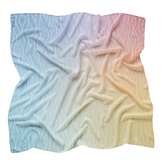Little Botanic Label Playcycle Speeldoek Groot 95cm Ombre Pastel | Sensorisch Speelgoed | Intoplay