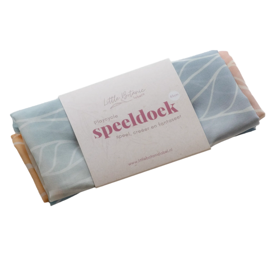 Little Botanic Label Playcycle Speeldoek Medium 65cm Ombre Pastel | Sensorisch Speelgoed | Intoplay