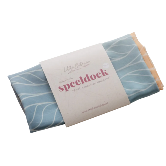 Little Botanic Label Playcycle Speeldoek Groot 95cm Ombre Pastel | Sensorisch Speelgoed | Intoplay