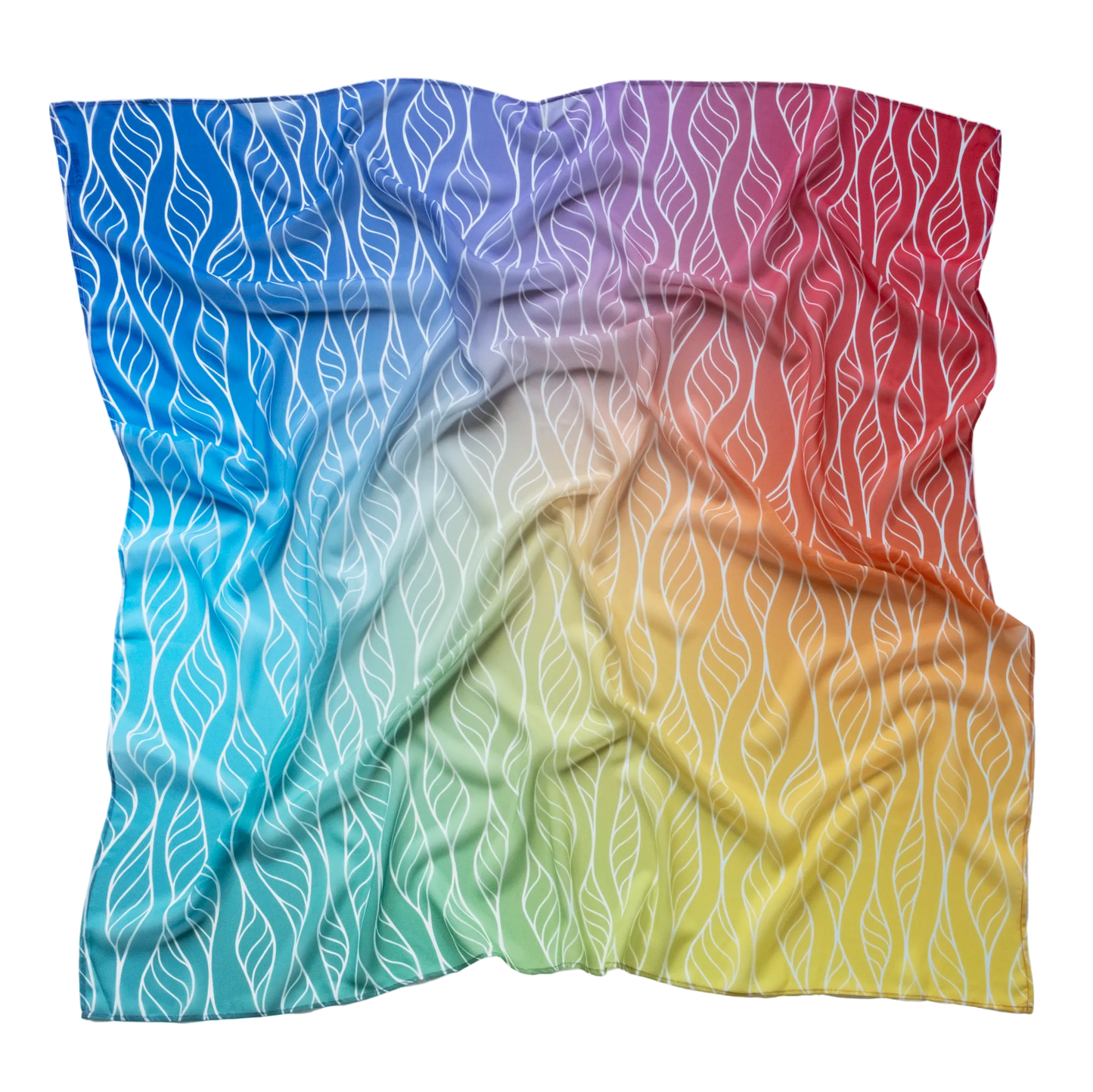 Little Botanic Label Playcycle Speeldoek Groot 95cm Ombre Rainbow | Sensorisch Speelgoed | Intoplay
