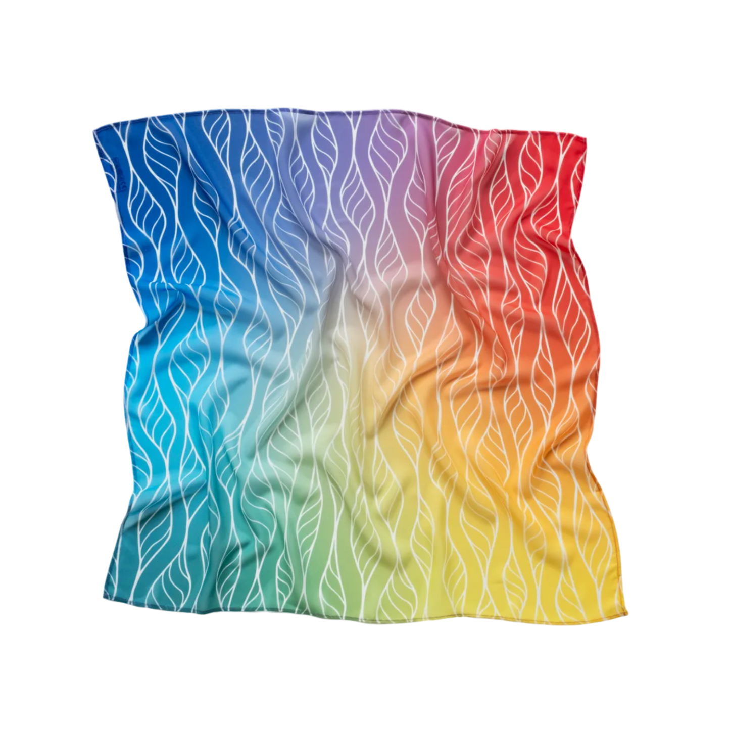 Little Botanic Label Playcycle Speeldoek Medium 65cm Ombre Rainbow | Sensorisch Speelgoed | Intoplay