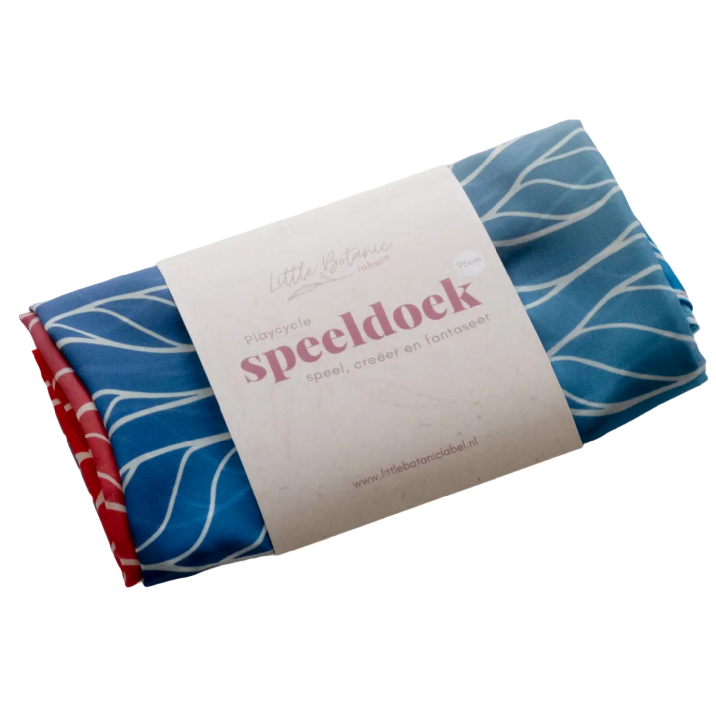 Little Botanic Label Playcycle Speeldoek Groot 95cm Ombre Rainbow | Sensorisch Speelgoed | Intoplay