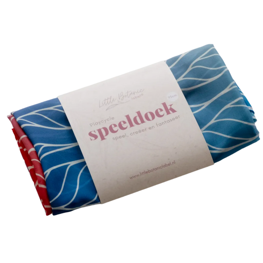 Little Botanic Label Playcycle Speeldoek Groot 95cm Ombre Rainbow | Sensorisch Speelgoed | Intoplay
