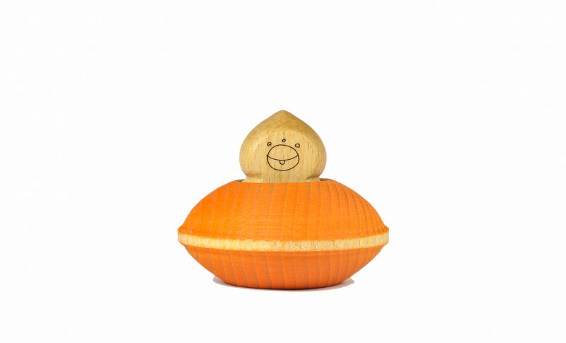 Ocamora Houten UFO Oranje | Bouwspeelgoed | Intoplay