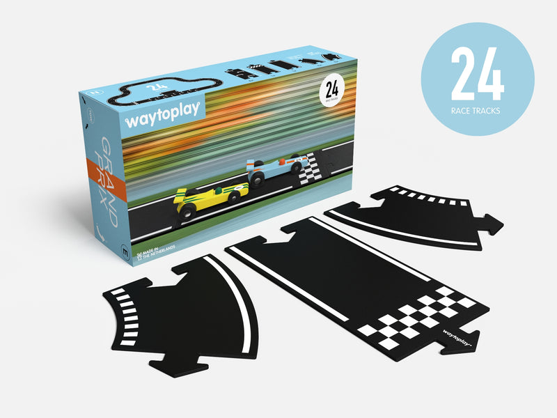 Waytoplay Grand Prix set van 24 | Rollend Speelgoed | Intoplay