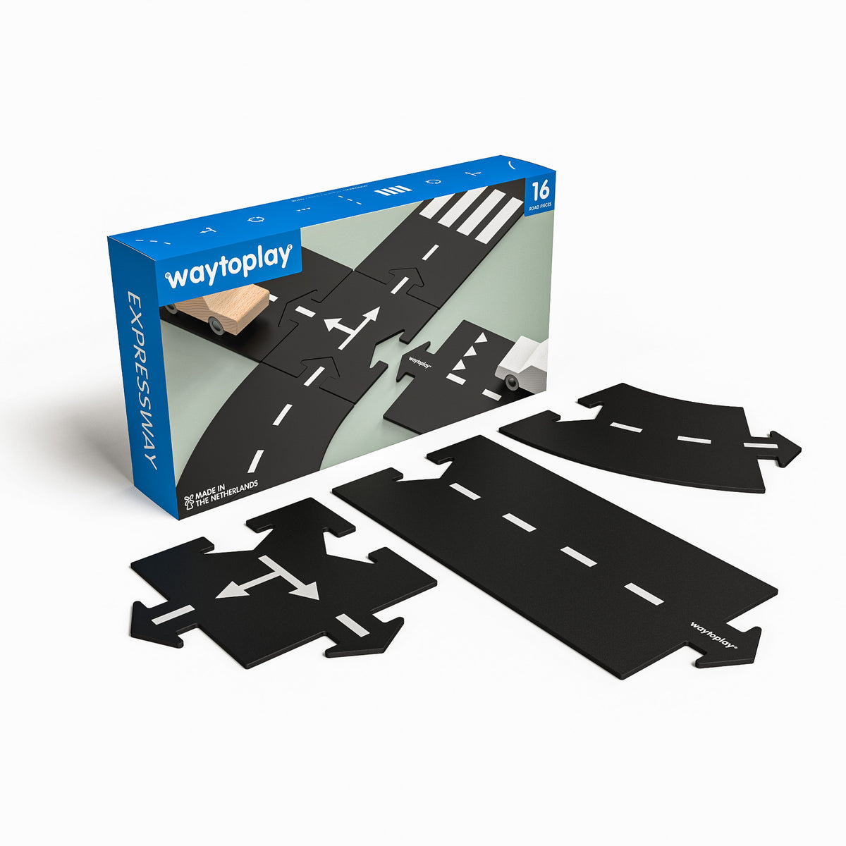Waytoplay Expressway set van 16 | Rollend Speelgoed | Intoplay
