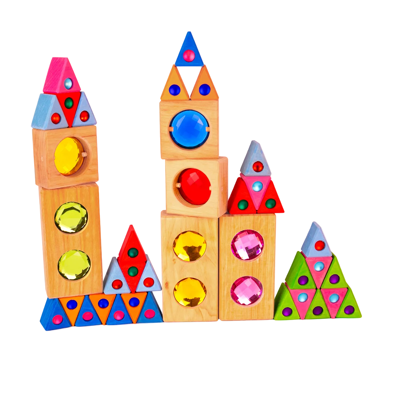 Bauspiel Collectors Box open einde speelgoed voor bouwen, ontdekken en fantasierijk spel