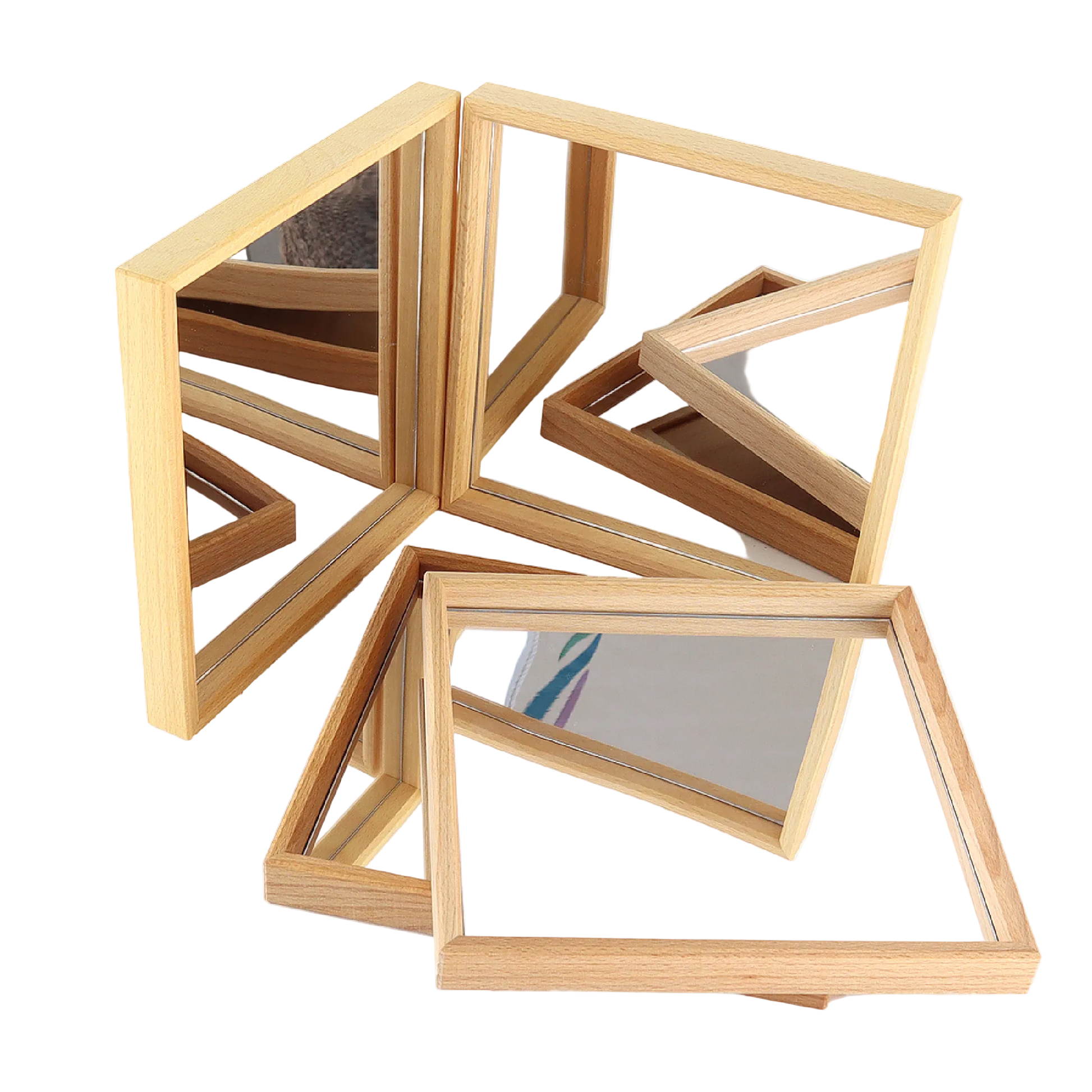Bauspiel Mirrored Trays houten kaders met spiegel