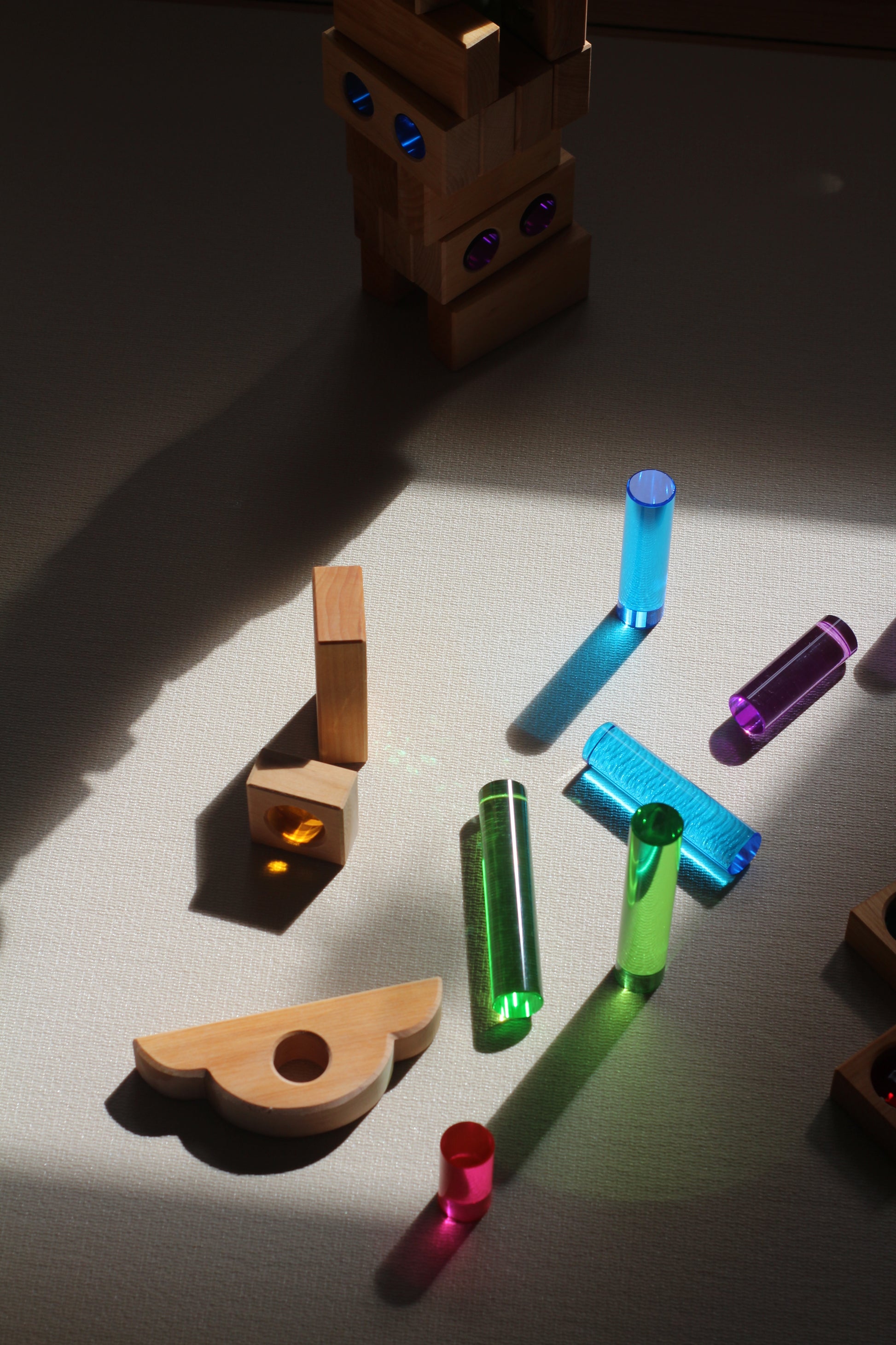 Bauspiel Peephole Blocks open einde speelgoed dat uitnodigt tot verkennen en fantasierijk spel