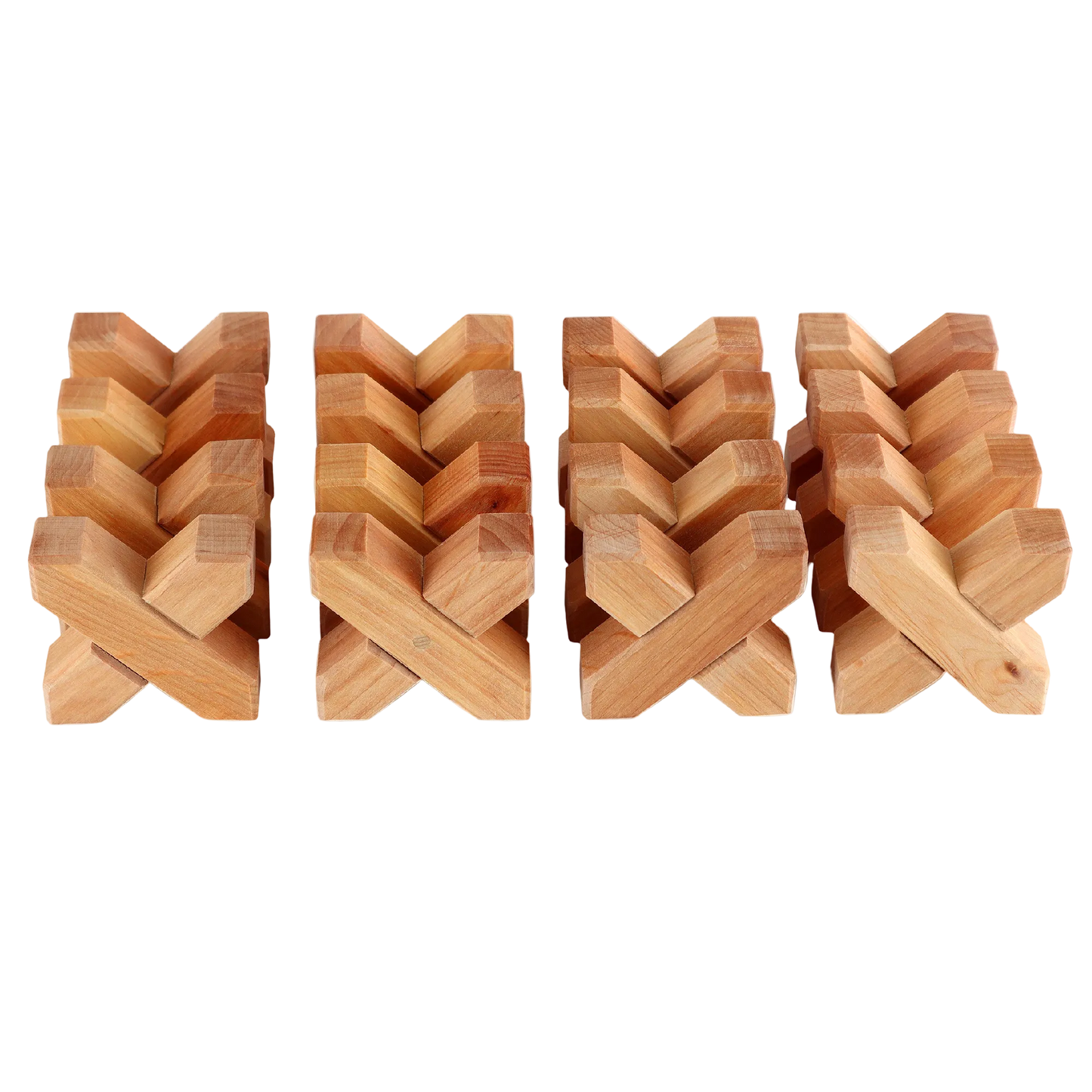 Bauspiel X-Bricks houten bouwblokken voor open einde spel