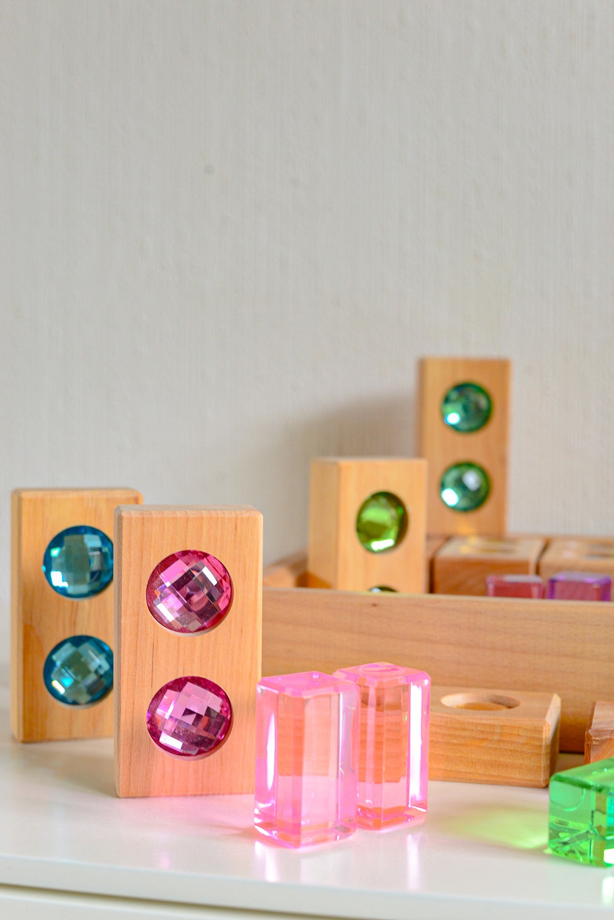 Bauspiel Colour Track Pastel | Bouwspeelgoed | Intoplay