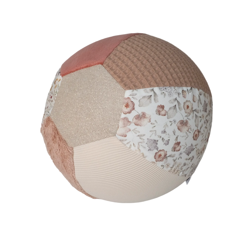 Little Botanic Label Sensorische Ballonbal & Pittenzakjes Set Nature | Sensorisch Speelgoed | Intoplay