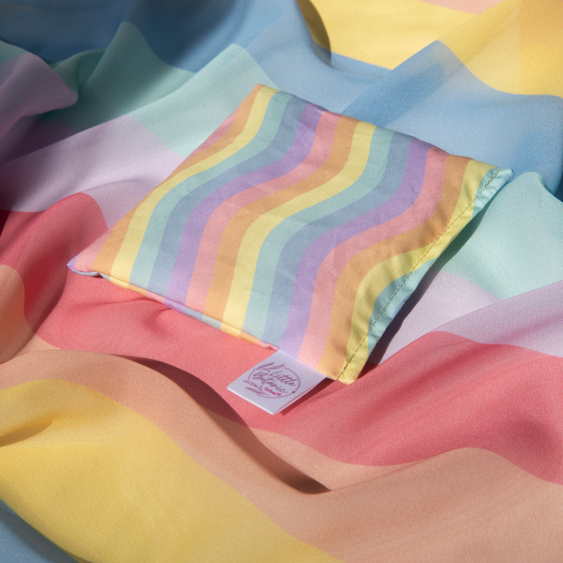Little Botanic Label Pittenzakje Pastel Waves | Sensorisch Speelgoed | Intoplay