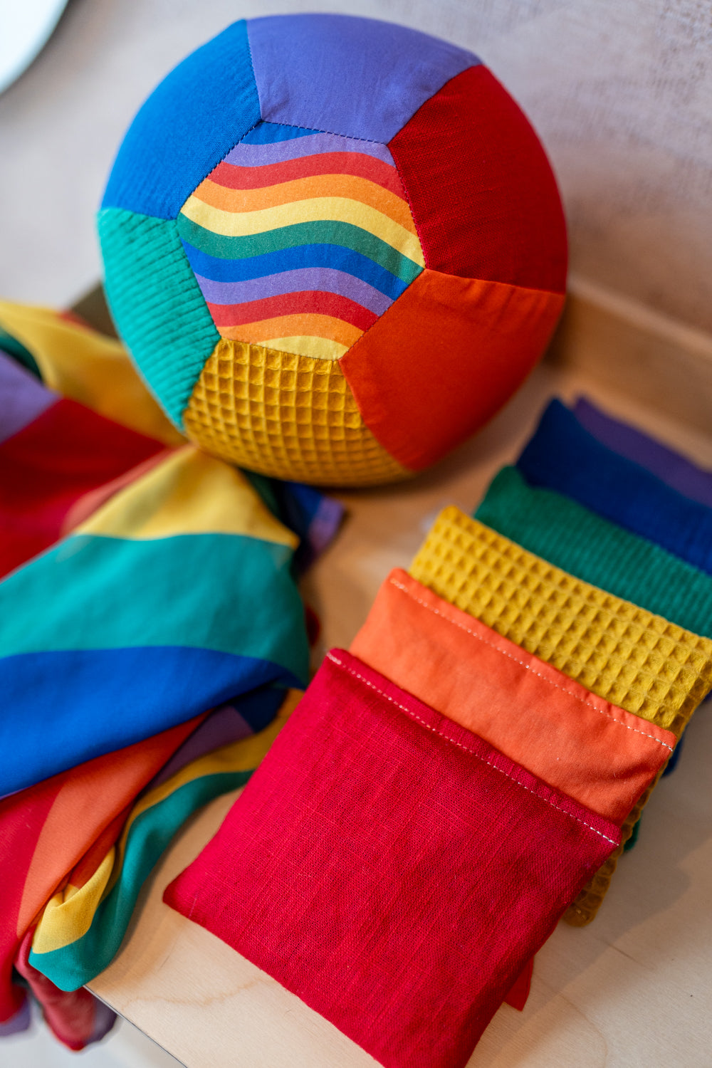 set regenboog Little Botanic Label