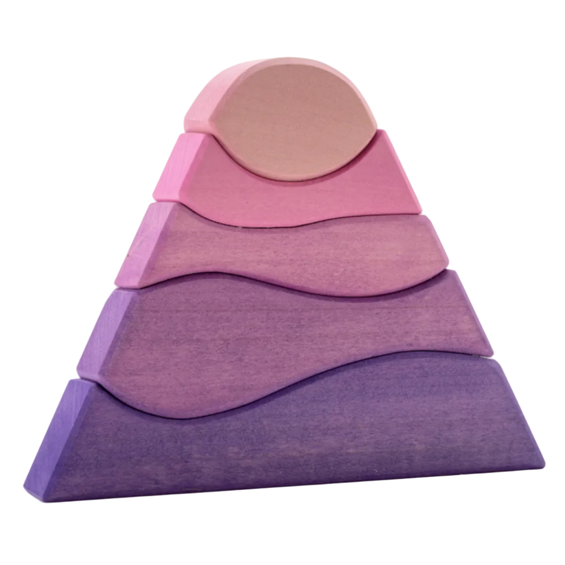 Ocamora Berg Violet houten blokken voor open einde speelgoed