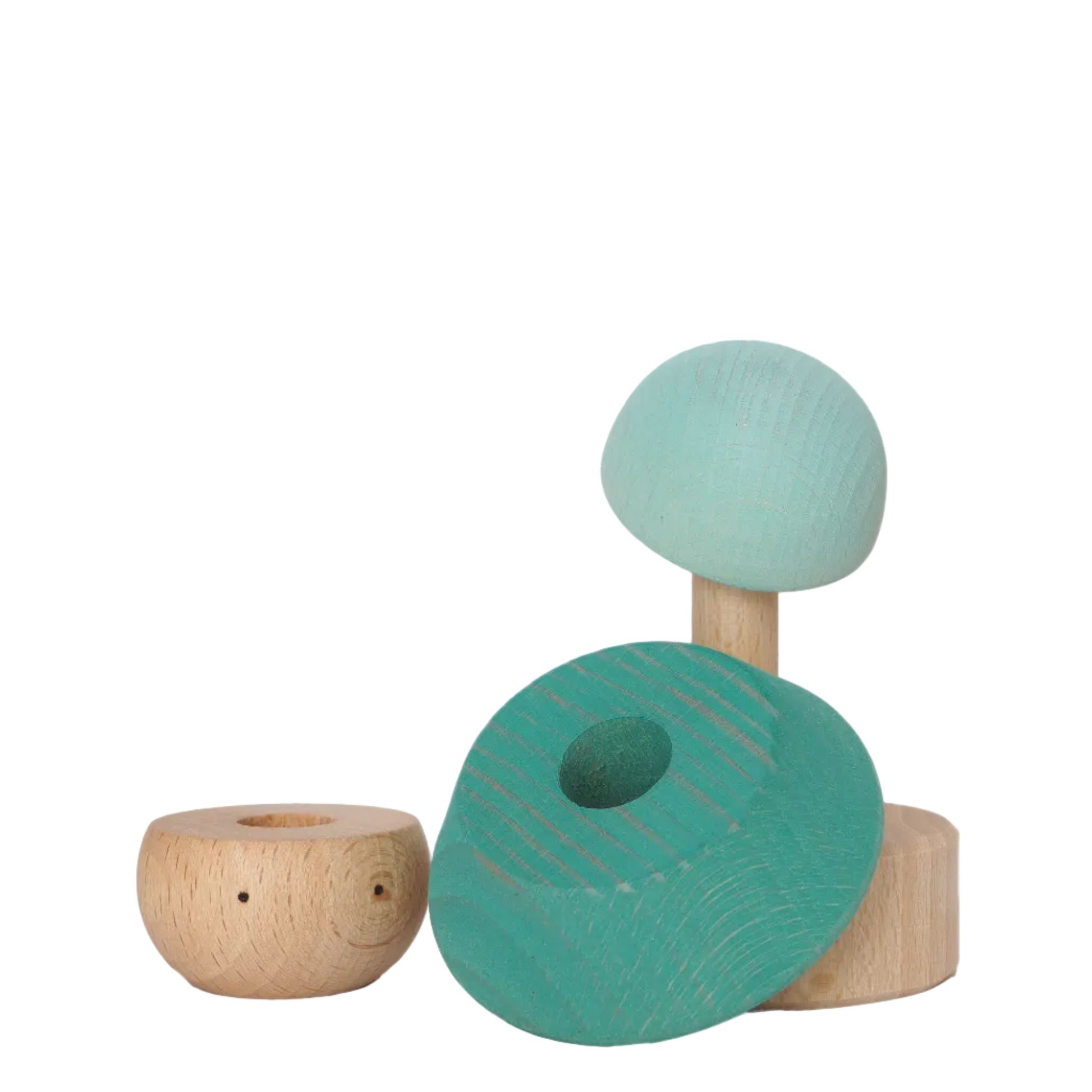 Turquoise Ocamora Hats in open einde speelwereld