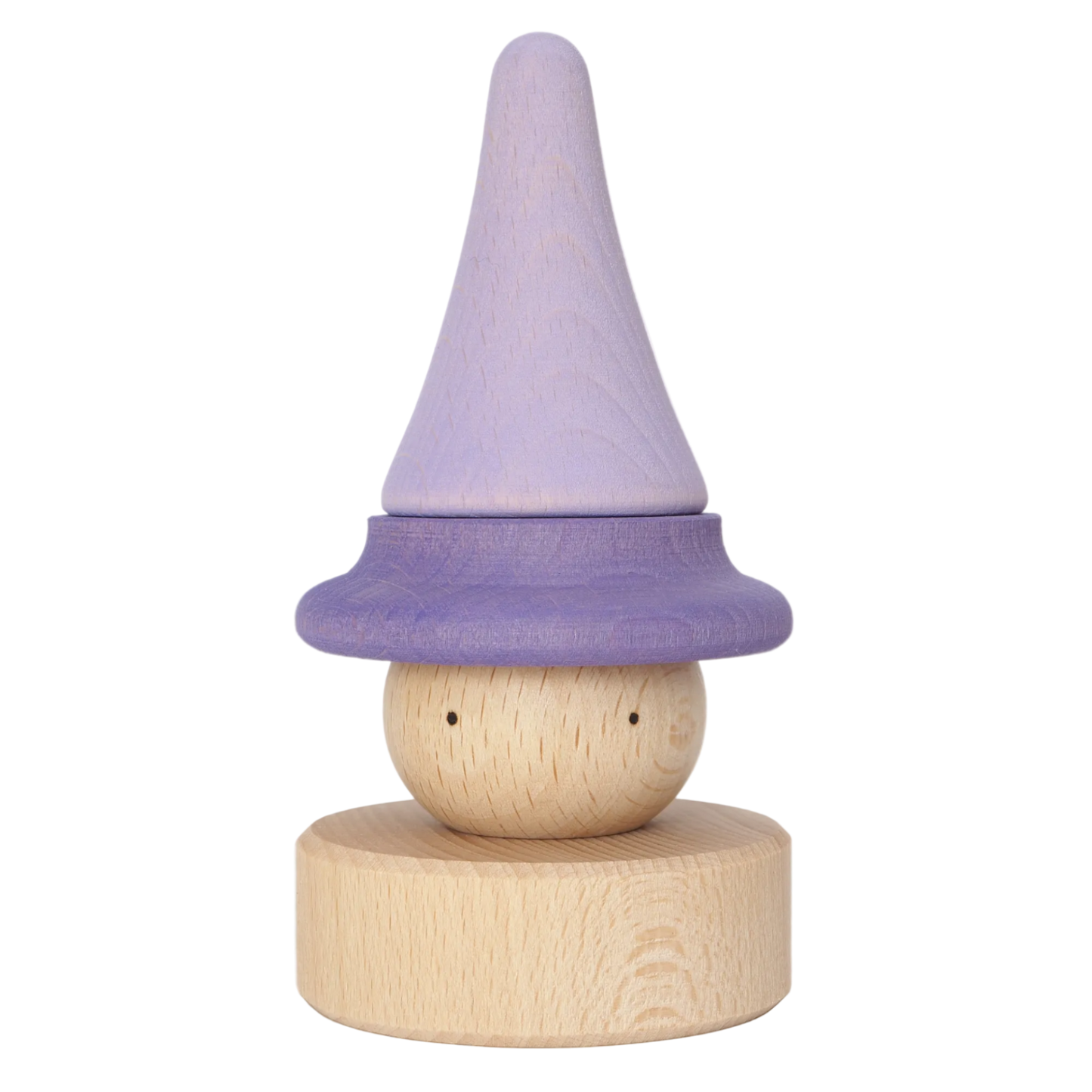 Ocamora violet houten hoed voor open einde speelgoed