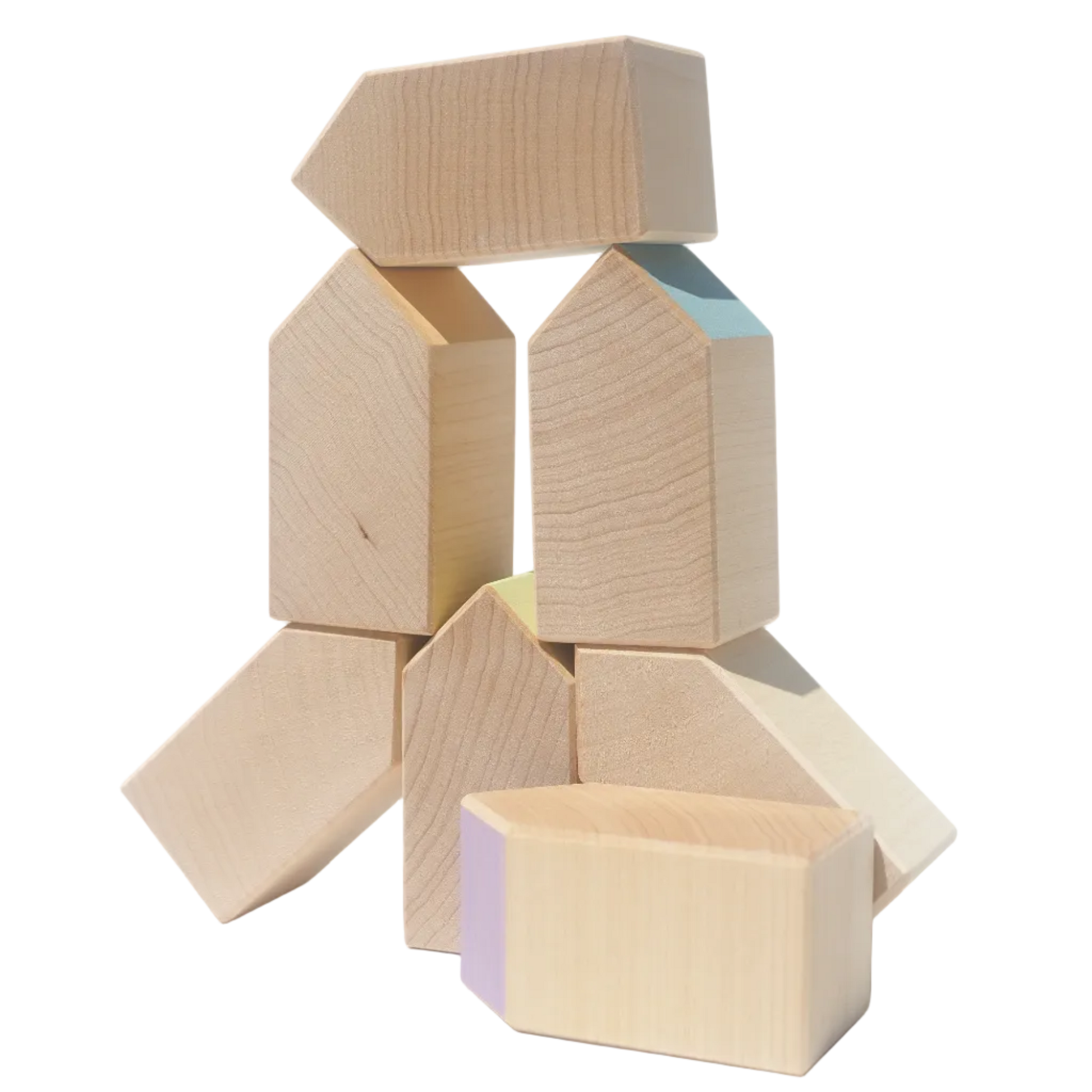 Creatief bouwen met de Ocamora Houses Pastel tijdens open einde spel