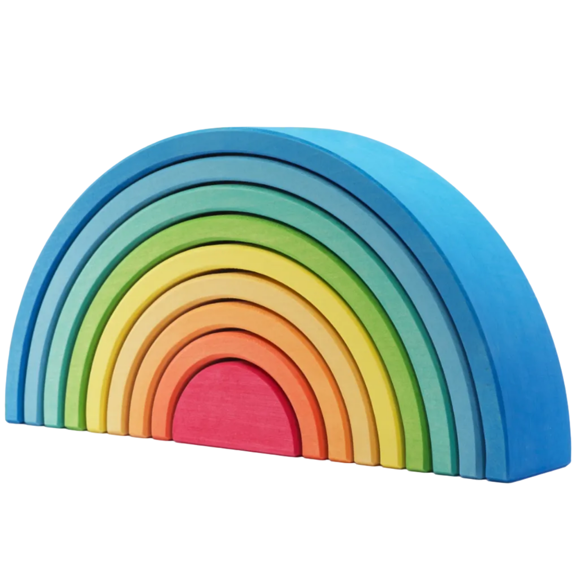 Ocamora Houten Regenboog Blauw voor open einde speelgoed