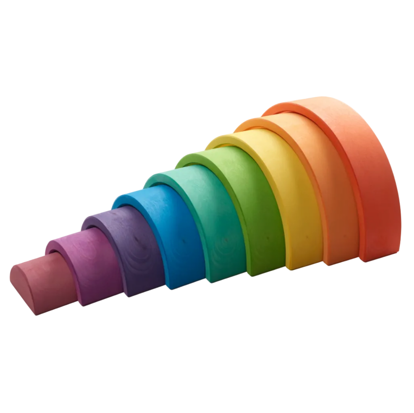 Tunnel gebouwd met Ocamora Houten Regenboog Oranje