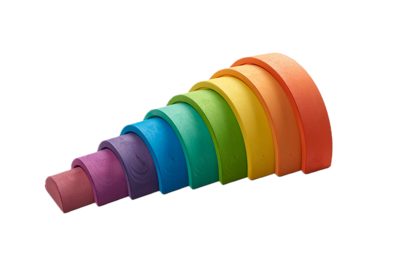 Ocamora Houten Regenboog Oranje| Bouwspeelgoed | Intoplay
