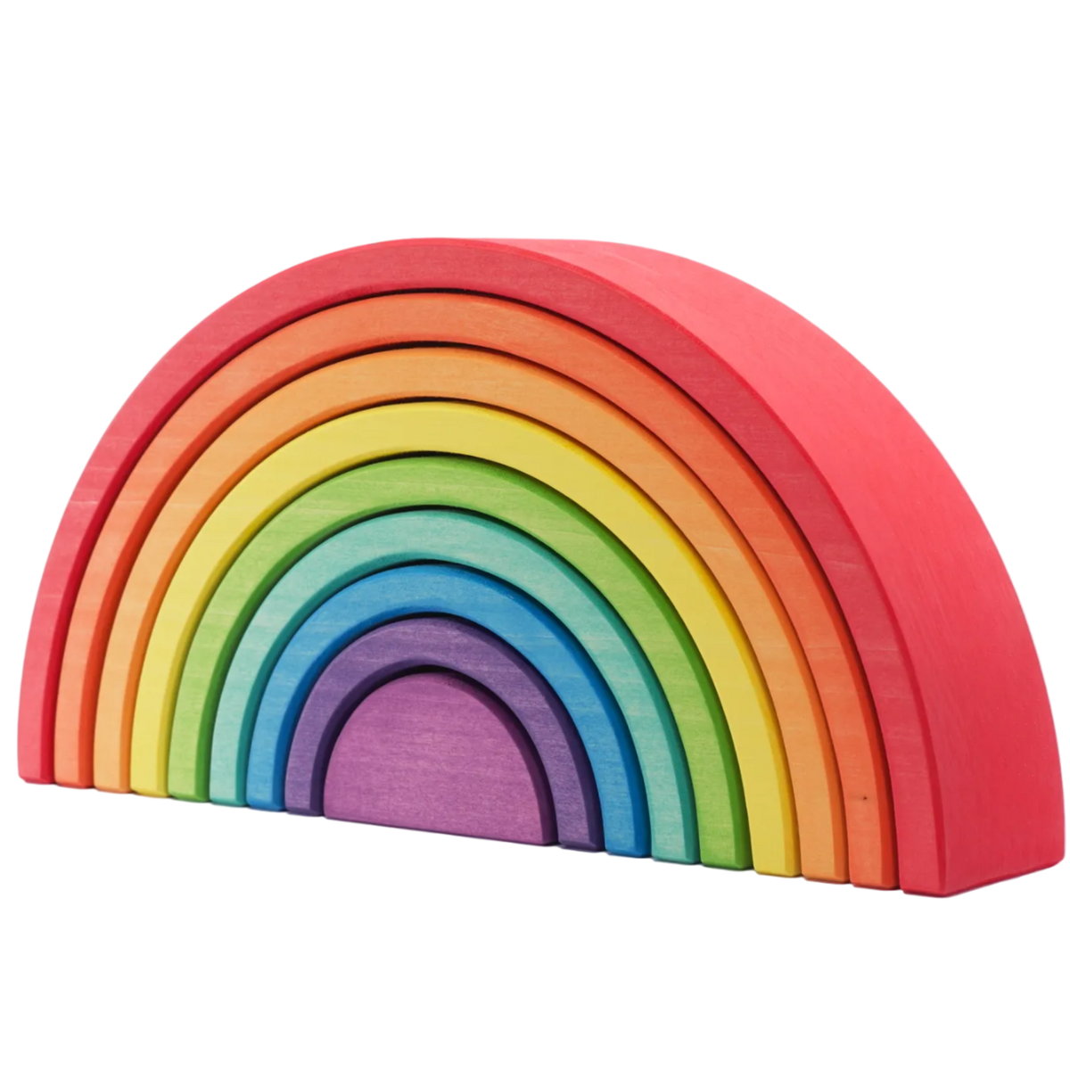 Ocamora Houten Regenboog Rood voor open einde speelgoed