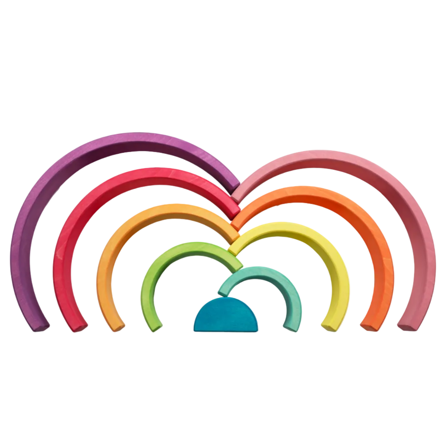 Creatieve speelopstelling met Ocamora Houten Regenboog Violet