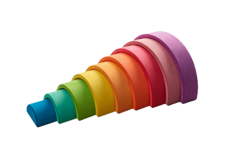 Ocamora Houten Regenboog Violet | Bouwspeelgoed | Intoplay