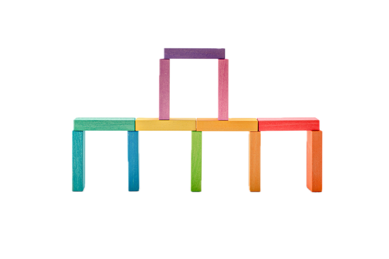 Ocamora Kleine Houten Planken Classic | Bouwspeelgoed | Intoplay